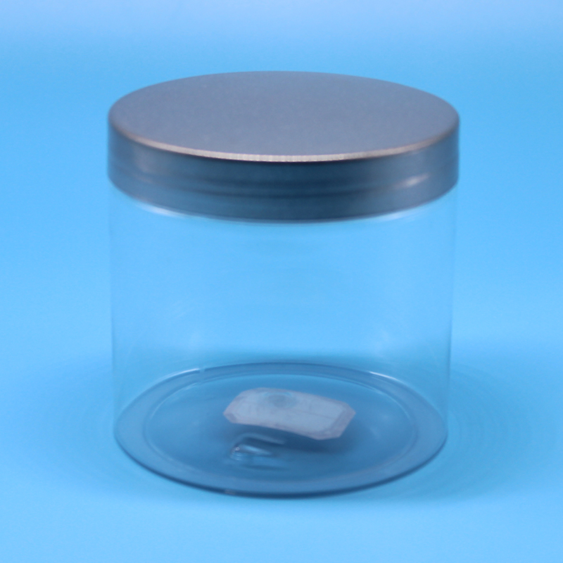 16OZ透明塑料罐